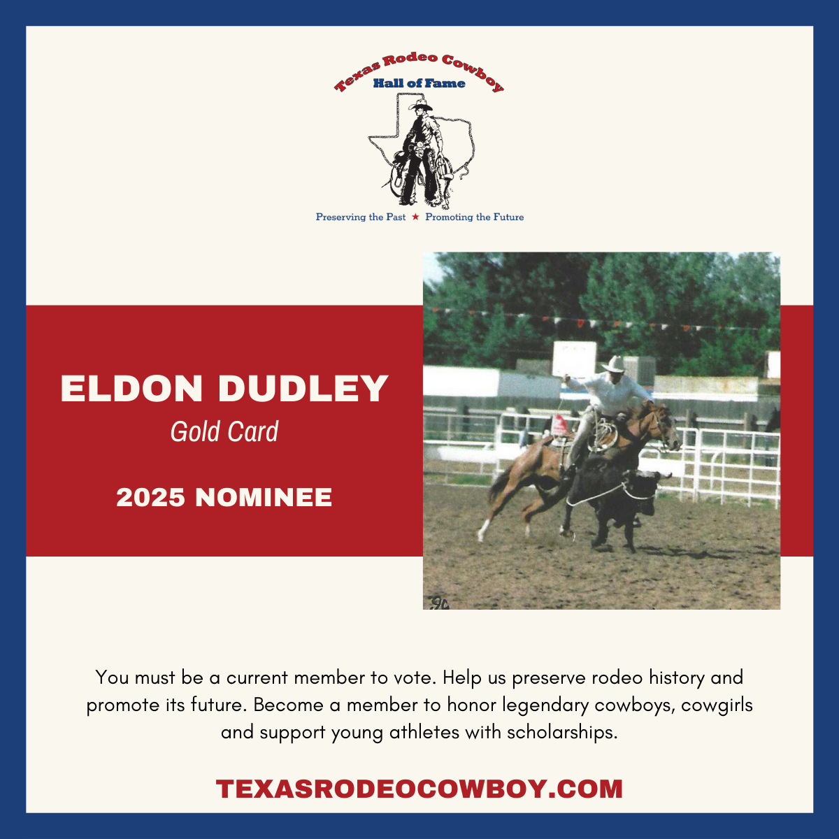 Gold Card - Texas Rodeo Cowboy Hall of Fame